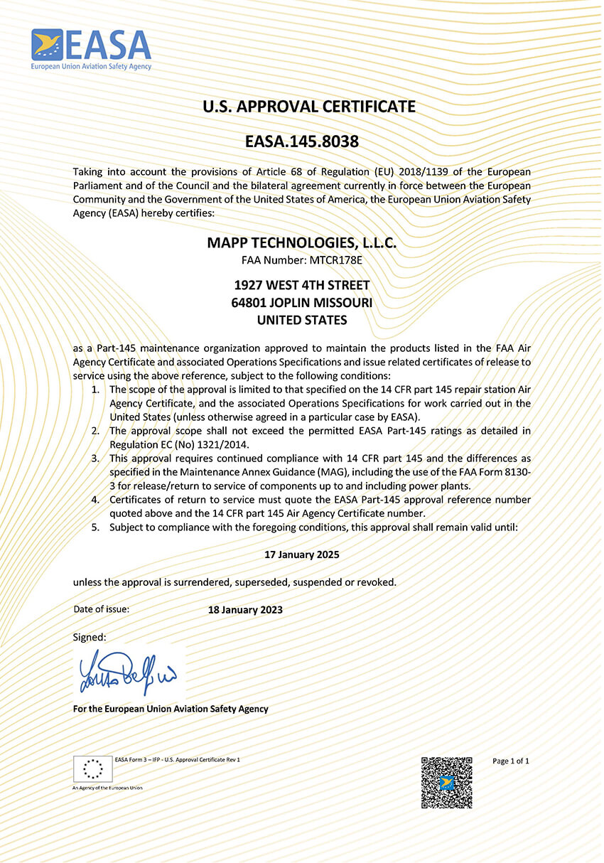 EASA Certification